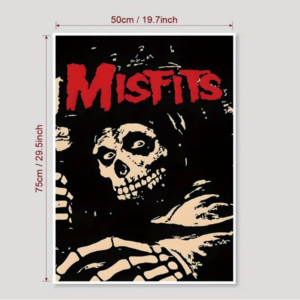 Misfits "Crimson Ghost" Canvas Print Wall Art - Picture 2 of 9